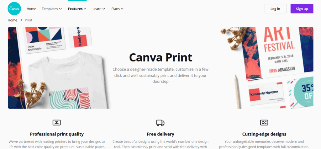 canva printing services