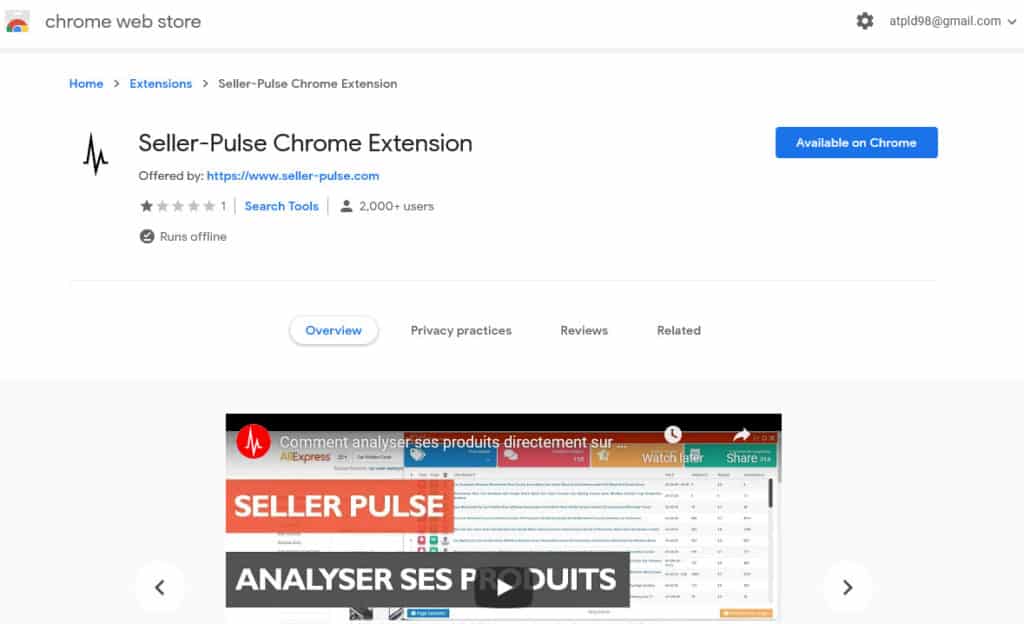 Seller Pulse Chrome Extension