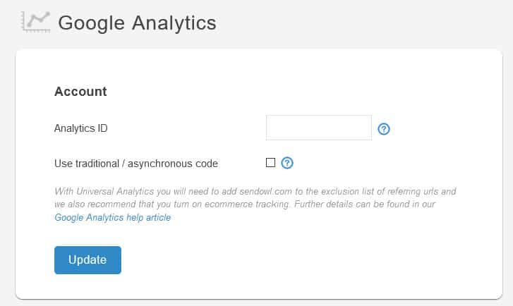SendOwl Google Analytics